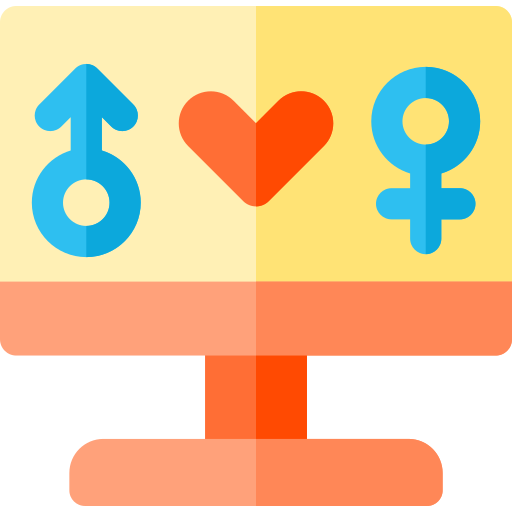 dating Basic Rounded Flat icon
