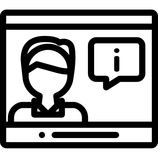 video chiamata Detailed Rounded Lineal icona