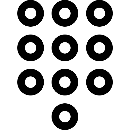 teclado de marcación Basic Straight Lineal icono