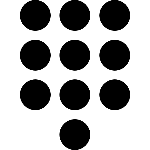 klawiatura numeryczna Basic Straight Filled ikona