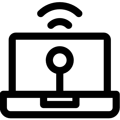 portable Basic Rounded Lineal Icône