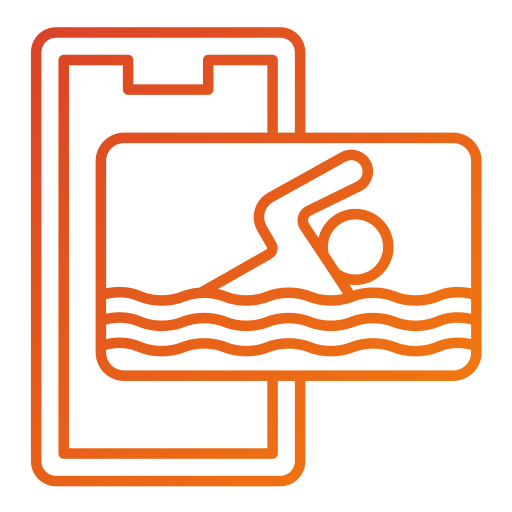 水泳 Generic gradient outline icon