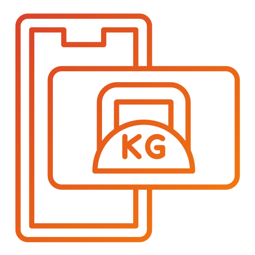 kettlebell Generic gradient outline icona