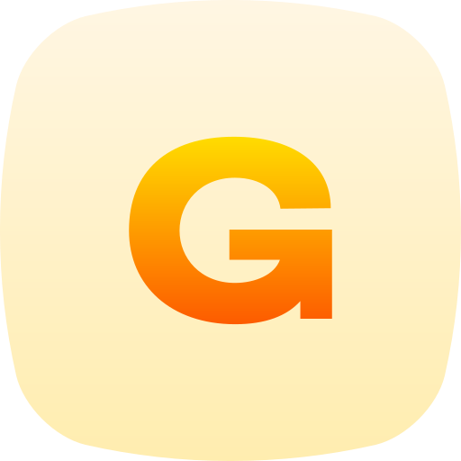 Letter g Generic gradient fill icon