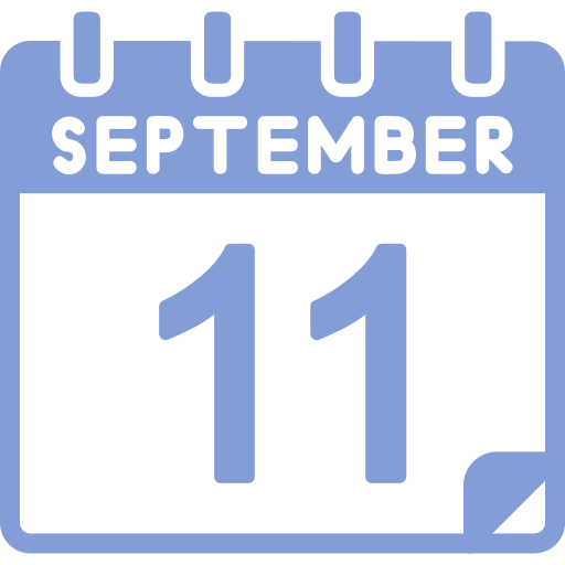 September Generic color fill icon