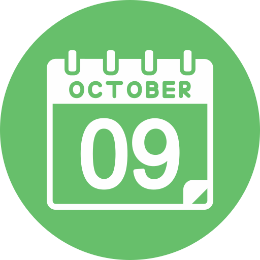 październik Generic color fill ikona