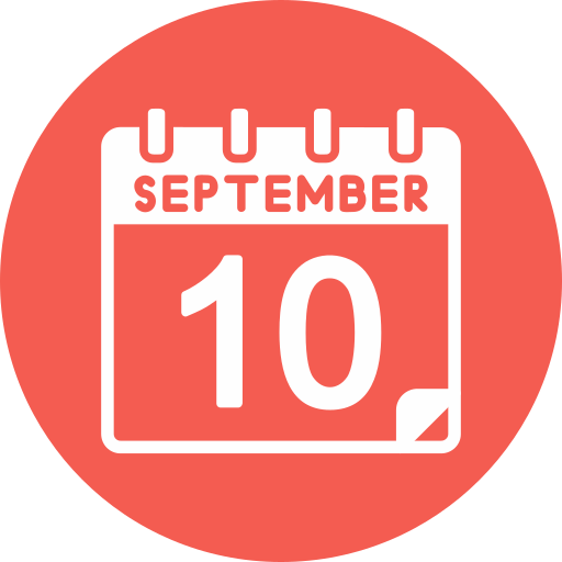 September Generic color fill icon