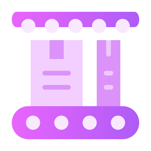 Conveyor truck Generic gradient fill icon