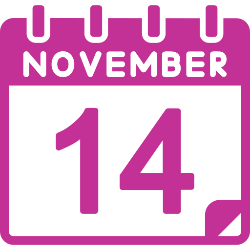 14. november Generic color fill icon