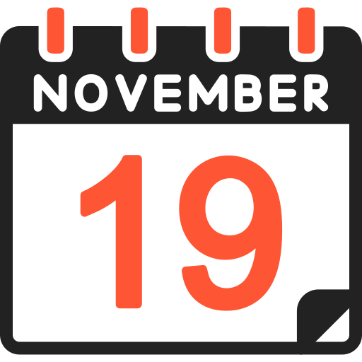 November Generic color fill icon