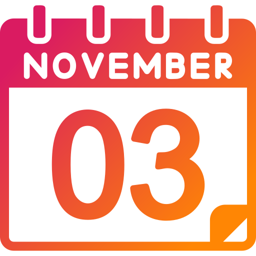 November Generic gradient fill icon