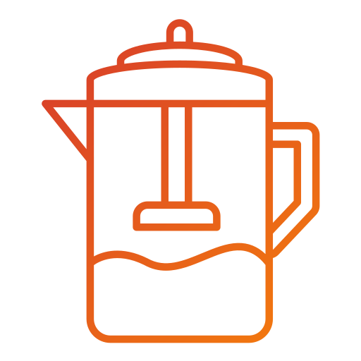 kaffeepresse Generic gradient outline icon