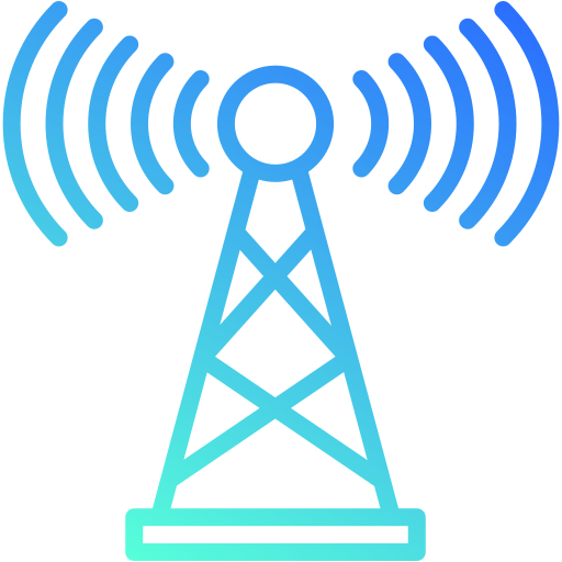 5g Generic gradient outline Icône