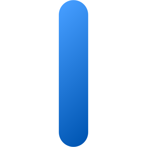 barra vertical Generic gradient fill Ícone