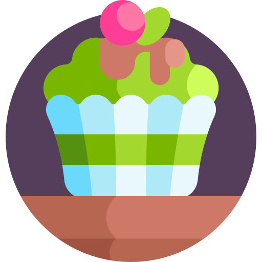 cupcake Detailed Flat Circular Flat icoon