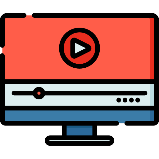 reproductor de video Special Lineal color icono