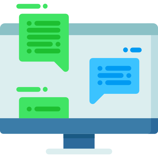 Web chat Special Flat icon