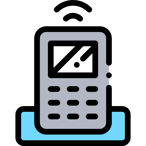 телефон Detailed Rounded Lineal color иконка