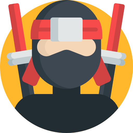 ninja Detailed Flat Circular Flat icoon