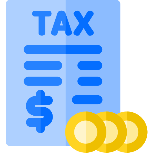 Налоги Basic Rounded Flat иконка