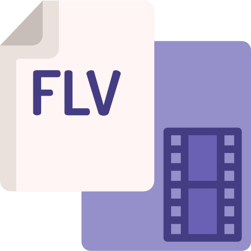 file flv Special Flat icona