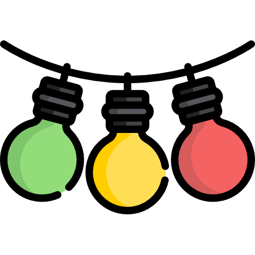 glühbirnen Kawaii Lineal color icon