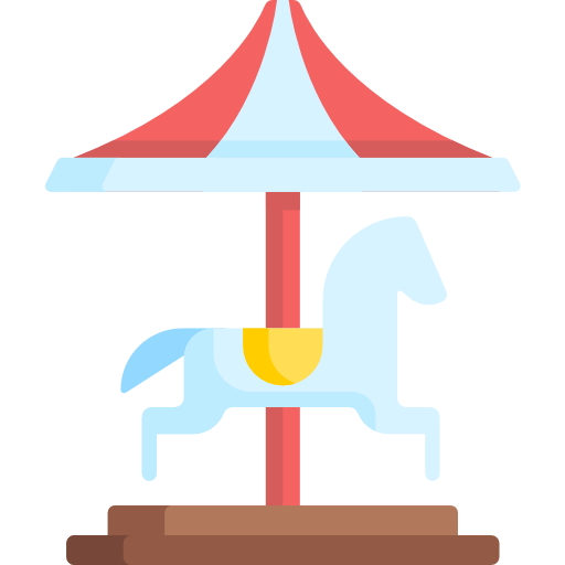 Carousel Kawaii Flat icon
