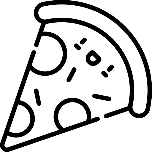 ピザ Kawaii Lineal icon