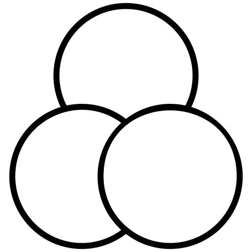 rgb Generic black outline icon