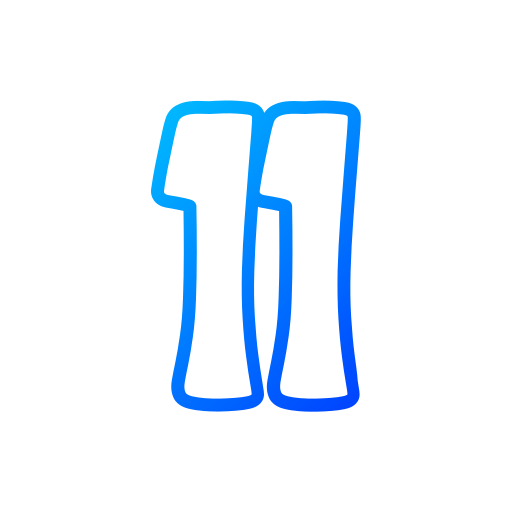 11번 Generic gradient outline icon