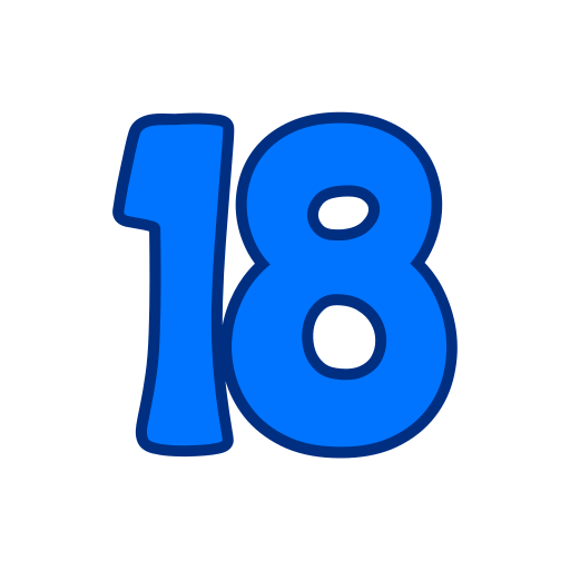 número 18 Generic color lineal-color Ícone