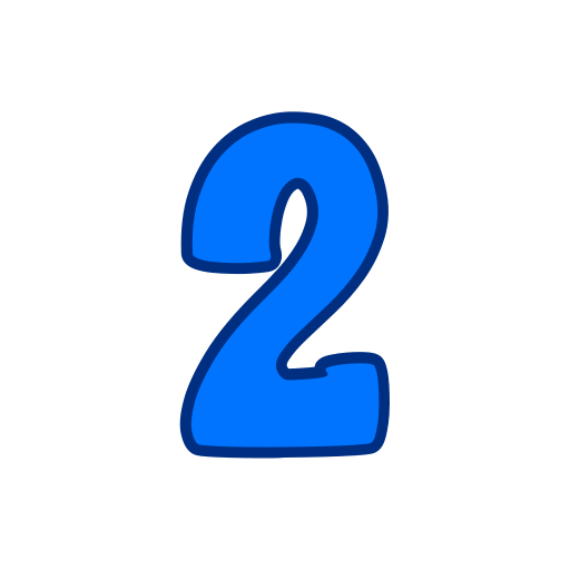 número 2 Generic color lineal-color icono