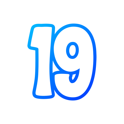 19번 Generic gradient outline icon