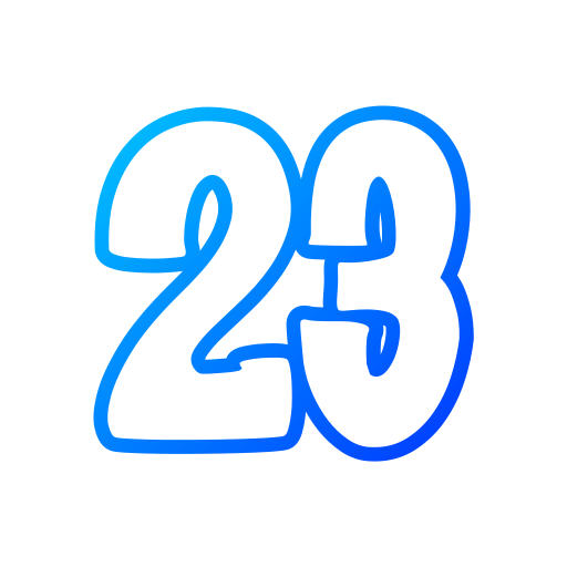 23番 Generic gradient outline icon