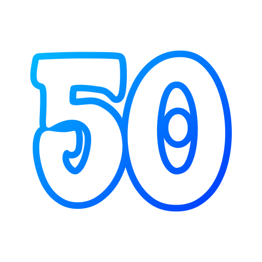 50 Generic gradient outline icono