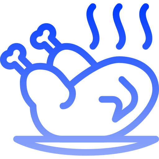 pollo Generic gradient outline icono