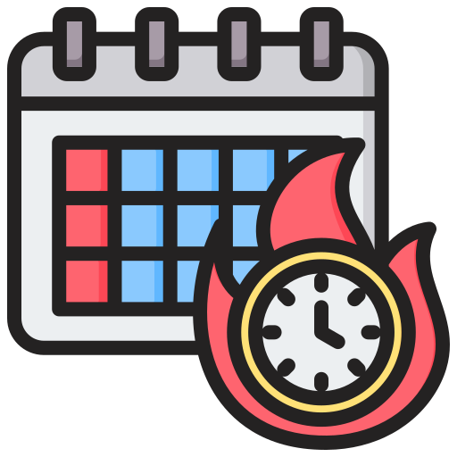 Deadline Generic color lineal-color icon