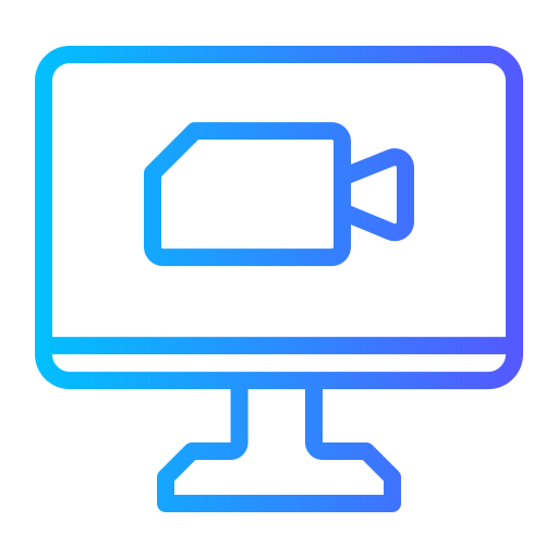 monitor Generic gradient outline icon