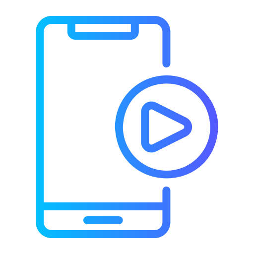 smartphone Generic gradient outline Ícone