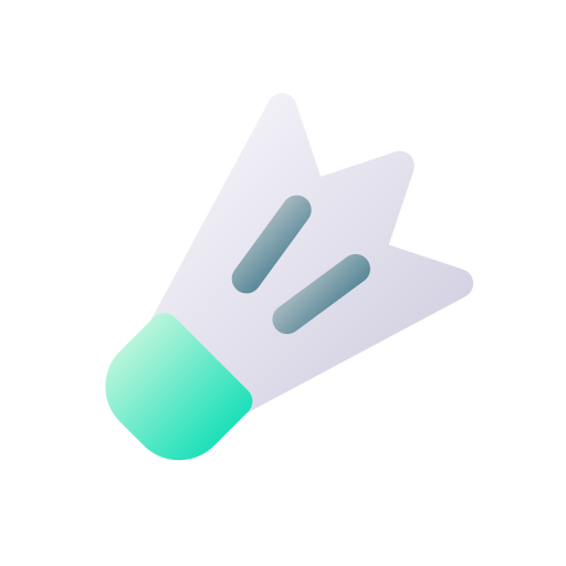 バドミントン Generic gradient fill icon