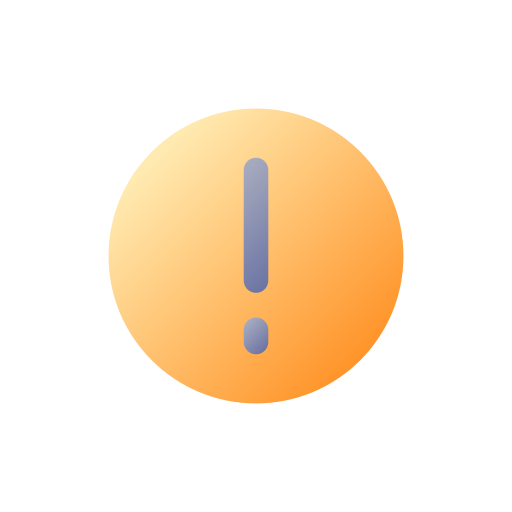 Warning Generic gradient fill icon