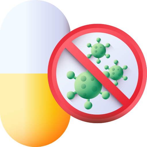antybiotyk 3D Color ikona