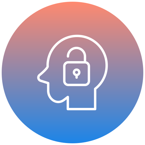 Open minded Generic gradient fill icon