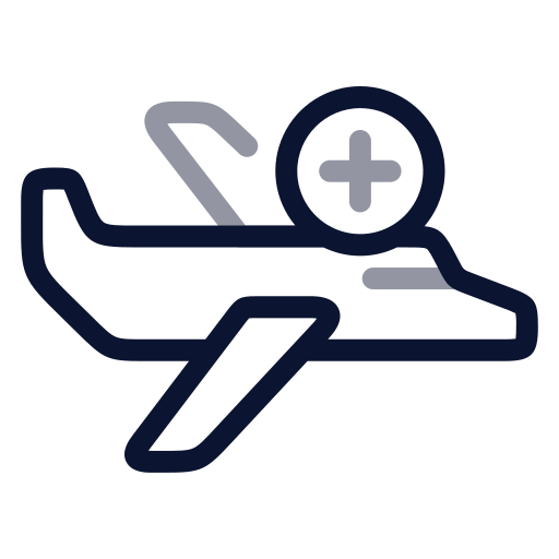 Airplane Generic color outline icon