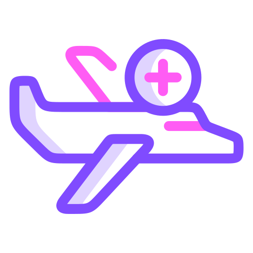 飛行機 Generic color lineal-color icon