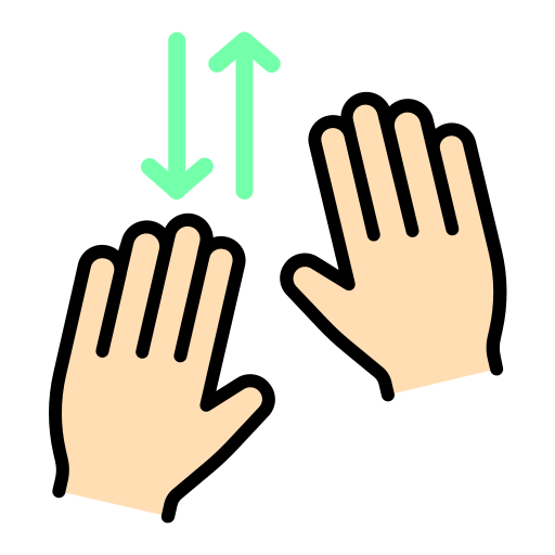 ręka Generic color lineal-color ikona