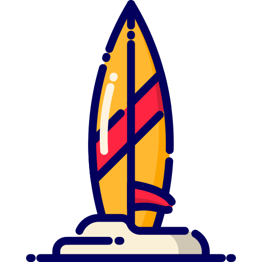 tabla de surf Generic color lineal-color icono