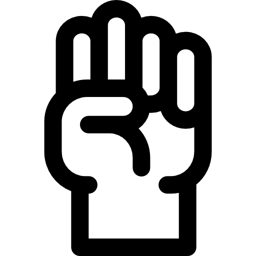 Protest Curved Lineal icon