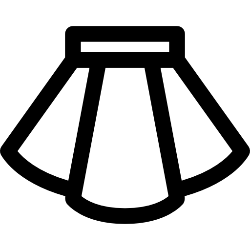 spódnica Curved Lineal ikona