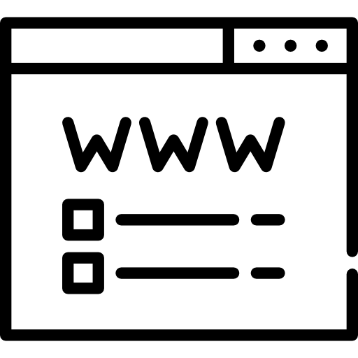 rejestracja domeny Special Lineal ikona
